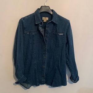 Classic Woolrich women’s denim shirt